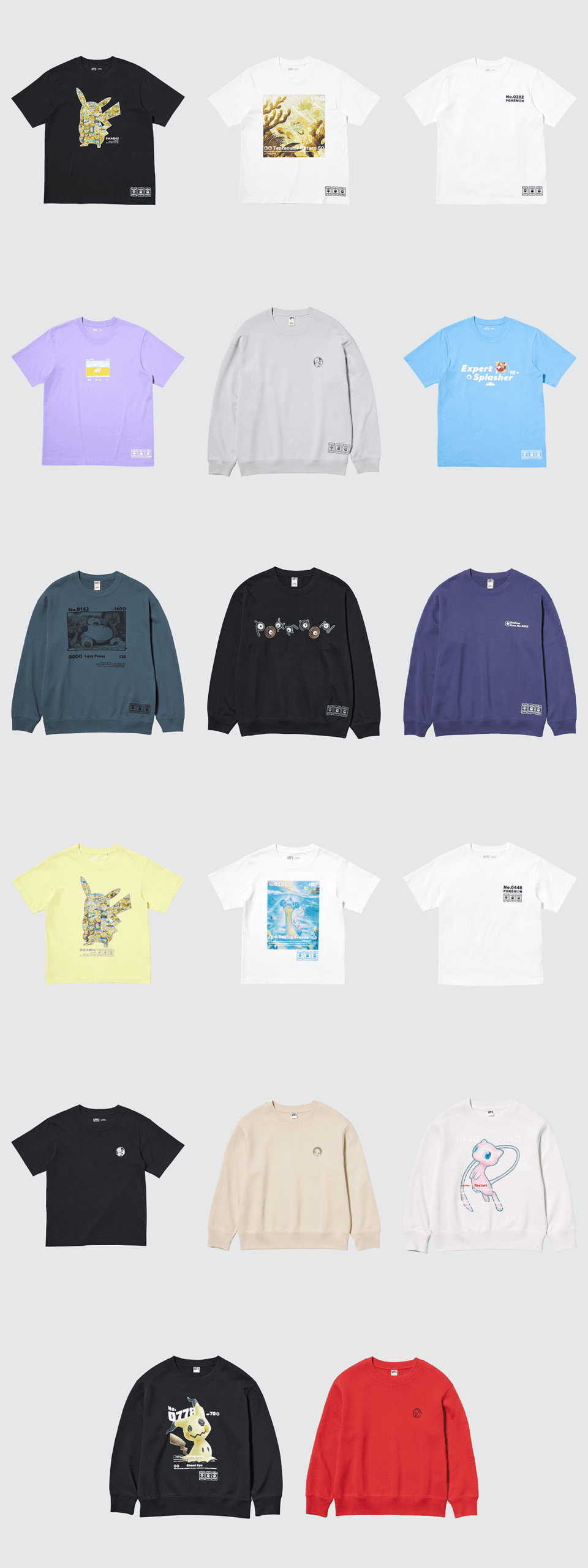 ポケポケUTコラボレーション 商品ラインナップ
