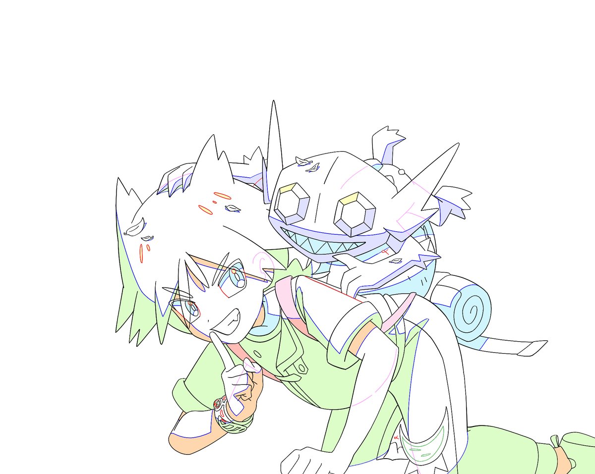 アニポケマニア特別編EDテーマ「ねてもさめても」の原画