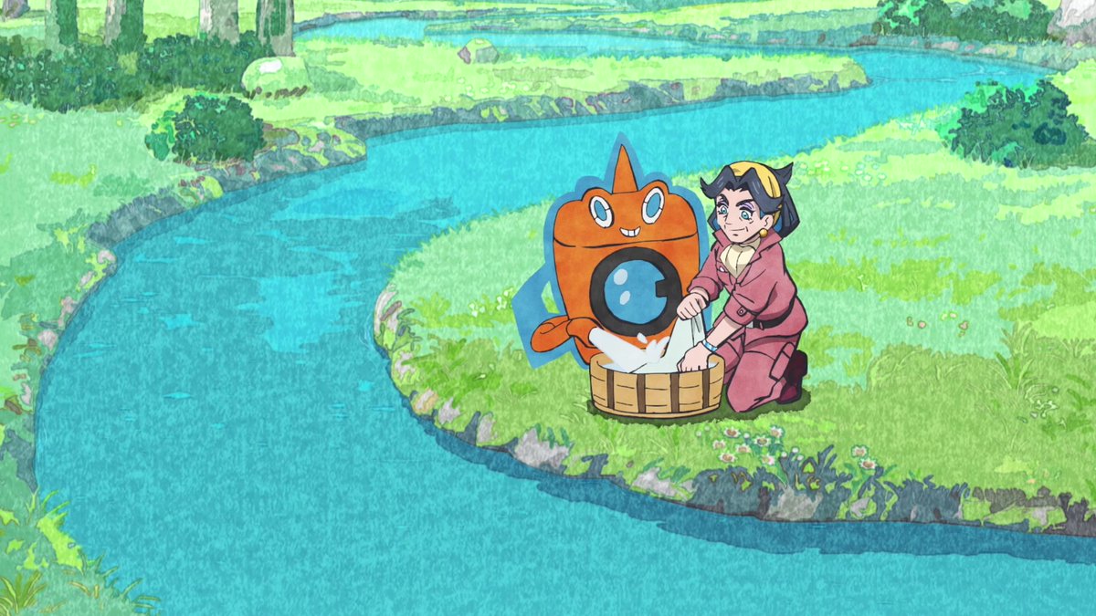 アニポケハイライトのダイアナとハンベルシーン