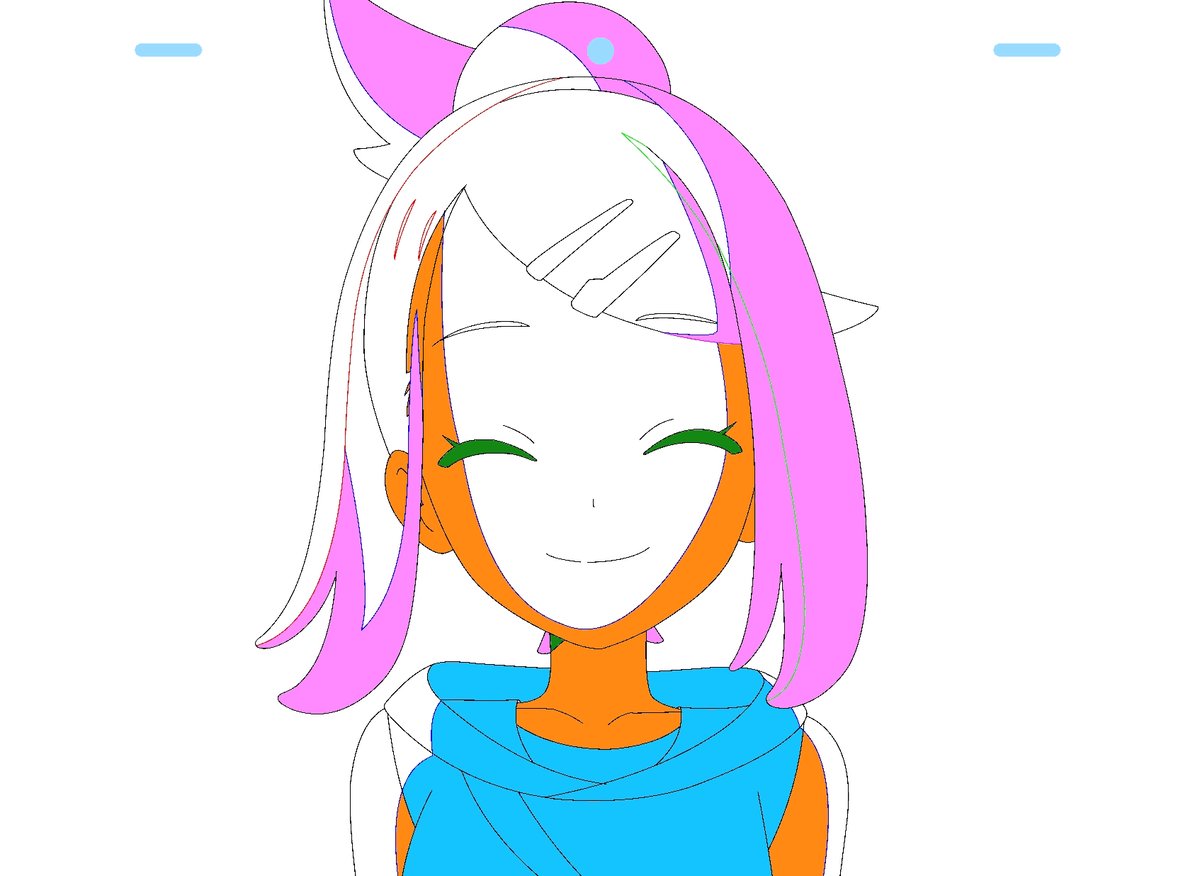 EDテーマ「ねてもさめても」原画No.6のイラスト