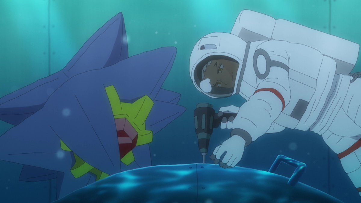 メガスターミーの宇宙へ旅立つ姿