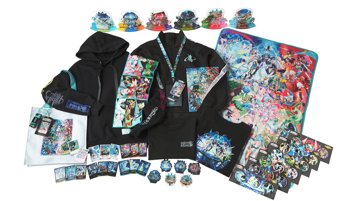 ポケミクグッズのラインナップ画像