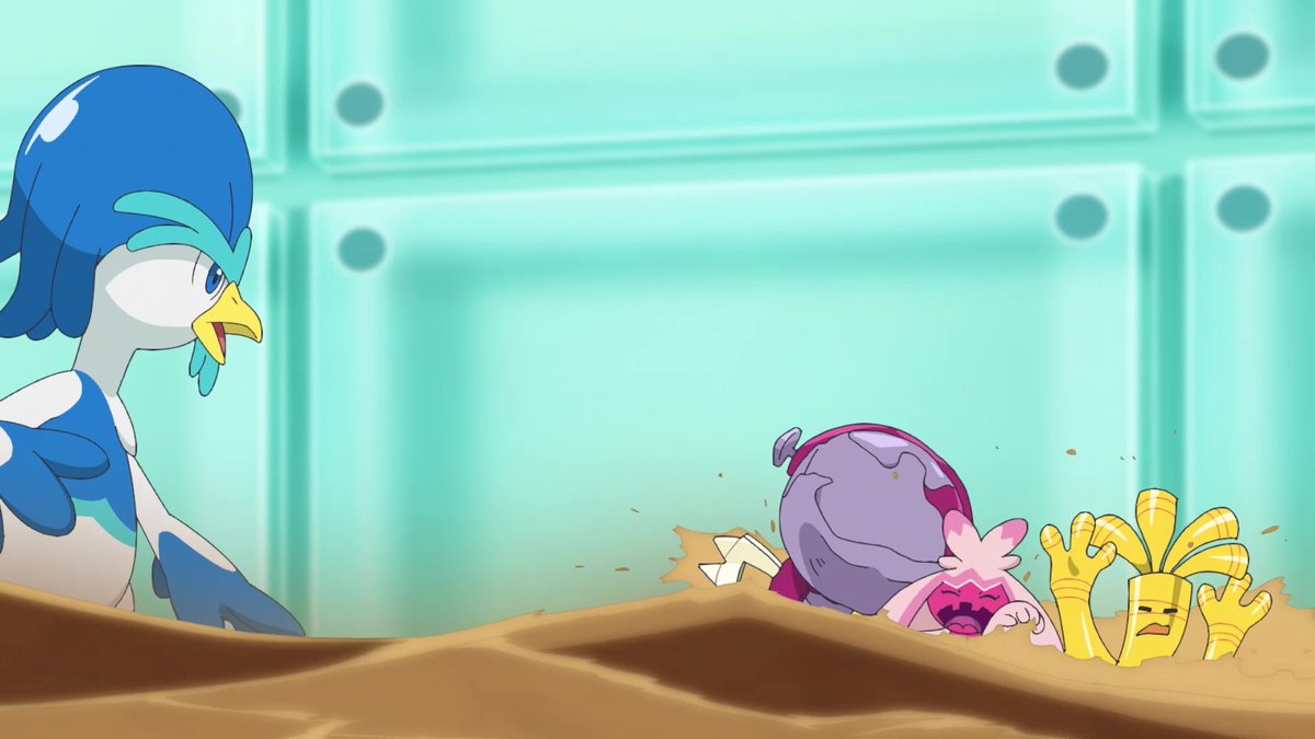 アニポケハイライト、ロイとネモのテラスタルバトル