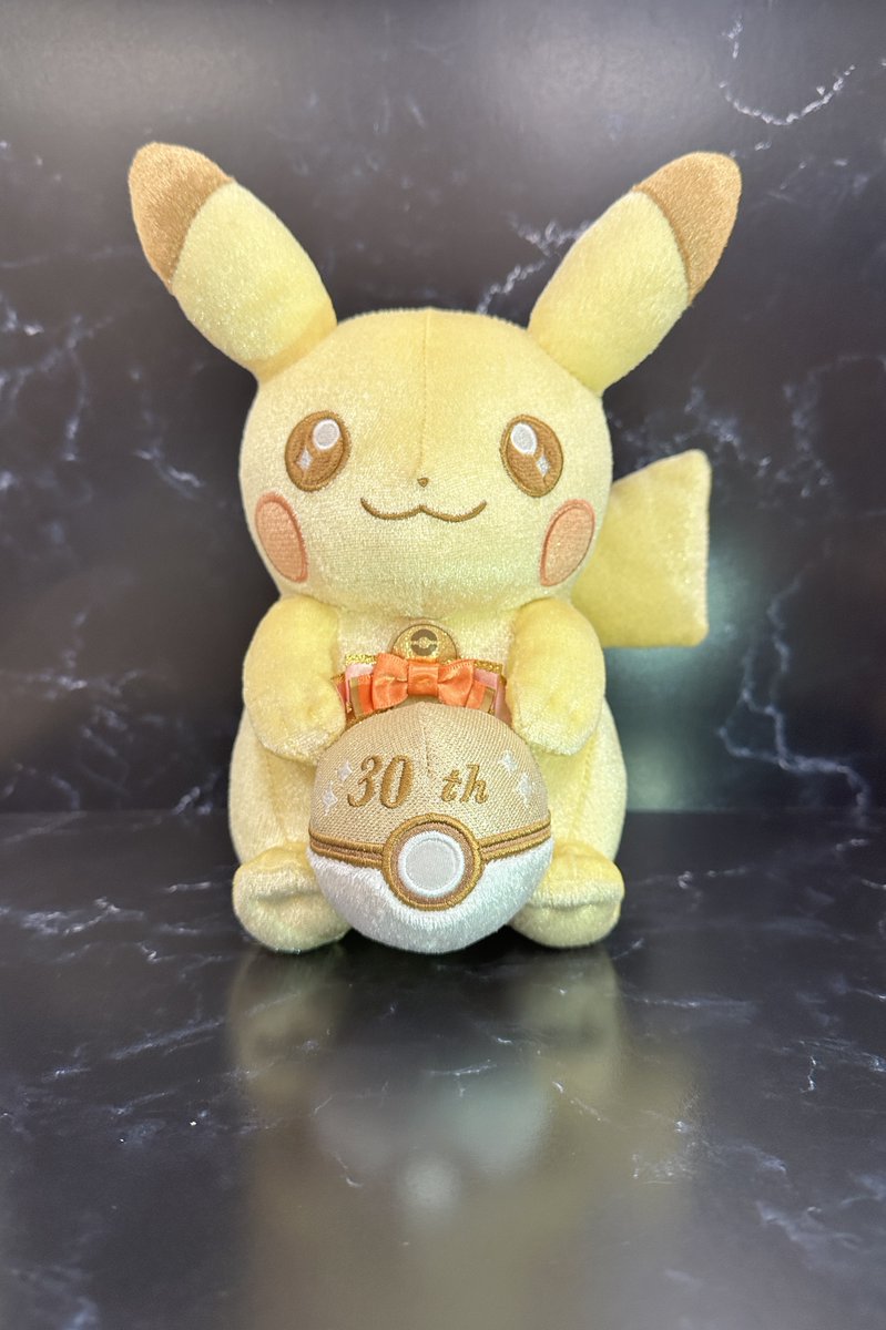 キラキラ輝くピカチュウのイラスト