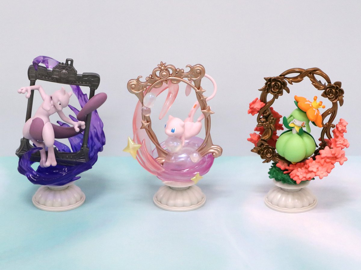 ミュウツーやミュウの額縁フィギュア