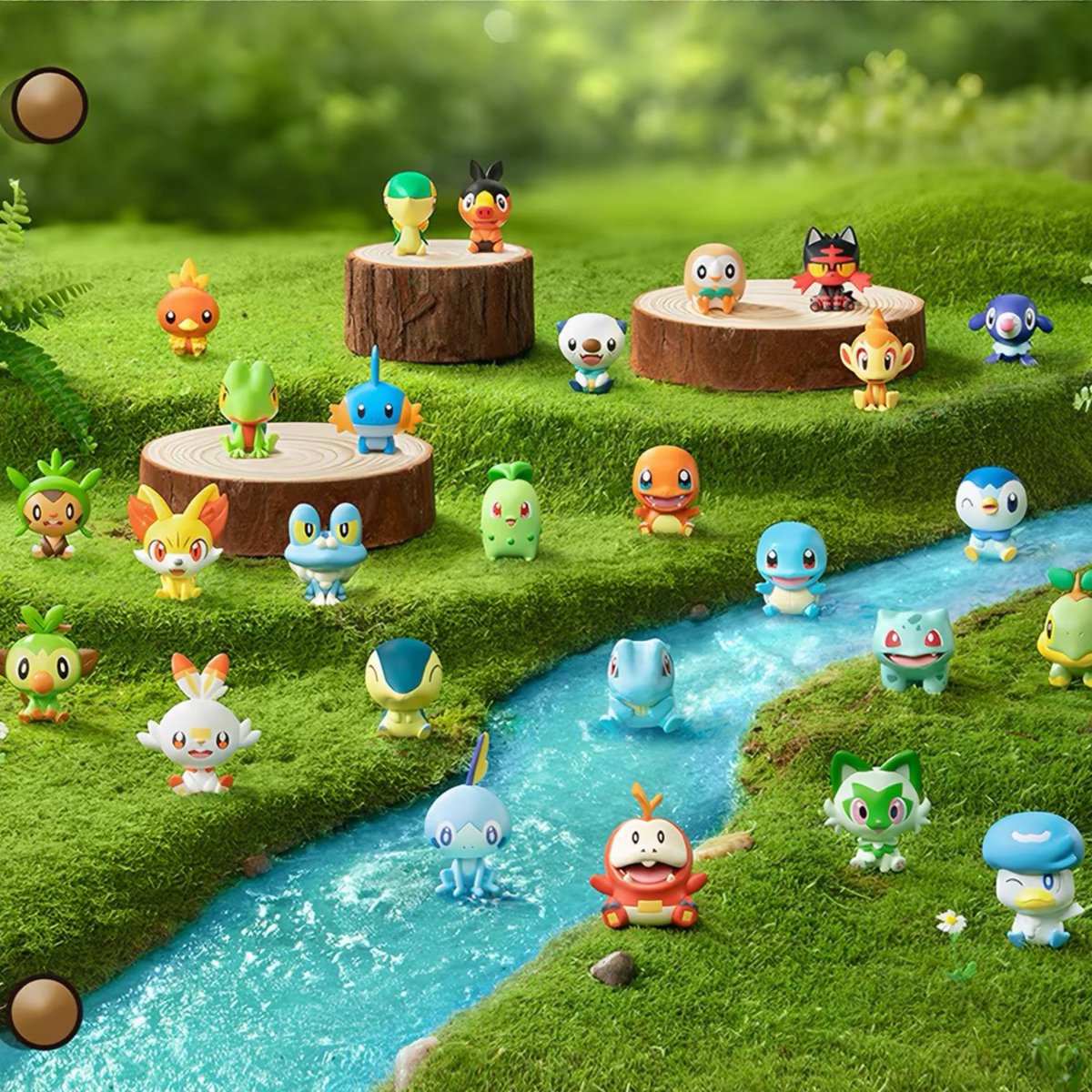 ポケモン30周年フィギュア「最初の仲間」のフィギュア画像2